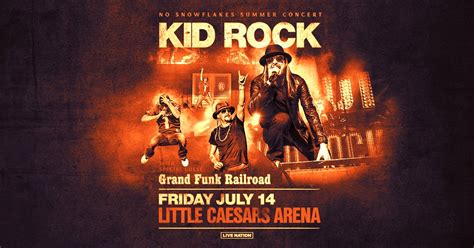 Kid Rock LIVE with Grand Funk Railroad (July 14-15, 2023) Little Caesars Arena, Detroit ...