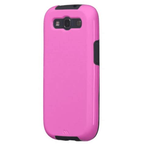 Plain Pink Samsung Galaxy S3 Cases | Zazzle