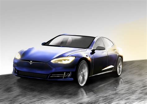 ArtStation - Tesla Car Concept Design