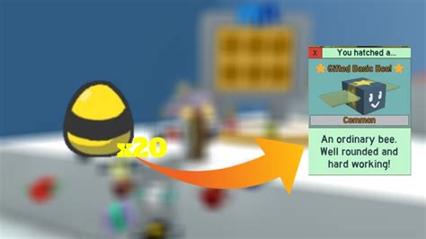 How To Get *GIFTED* BASIC BEE!!! [GIFTED Basic Bee in 20 Eggs] | Bee Swarm Simulator - YouTube