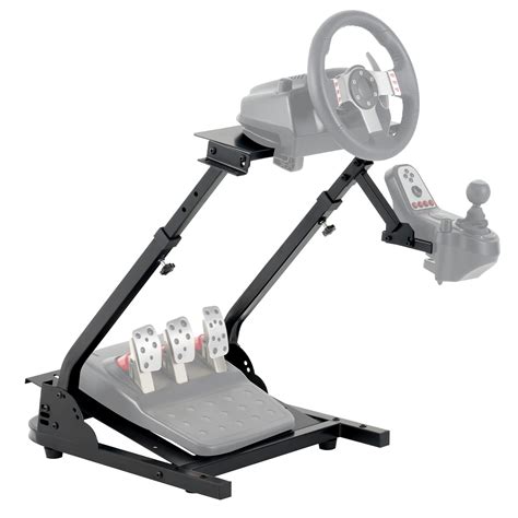 CO-Z Foldable Racing Steering Wheel Stand, Height Adjustable Plus ...