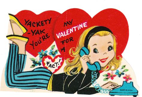 View from the Birdhouse: Vintage Valentines - 1950's to 1960's Die-Cut ...