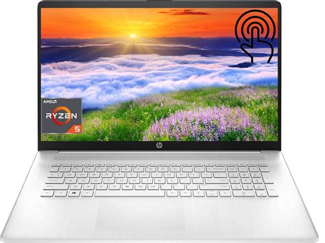 HP 17.3 Inch Touchscreen Laptop Computer, AMD Ryzen 5 7530U Processor ...