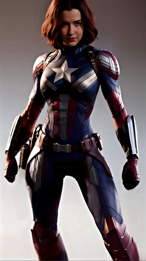 Peggy Carter as Captain America by MarceloSilvaArt on DeviantArt