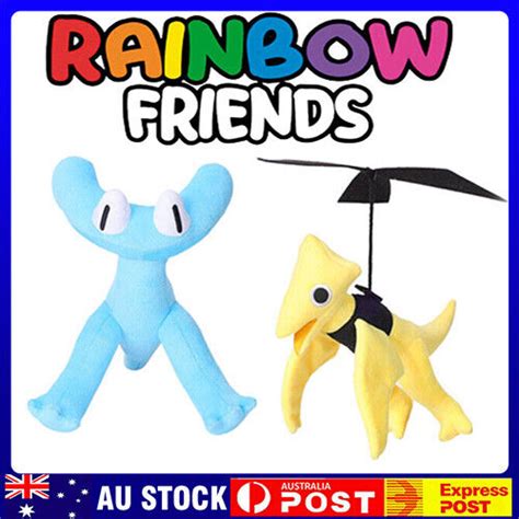 Rainbow Friends Chapter 2 Cyan Plush Toy Yellow Friend Soft Stuffed Doll Gift~ | eBay