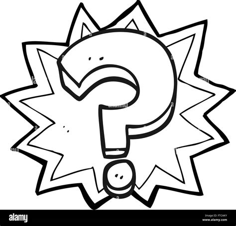 Cartoon Question Mark Clipart Black