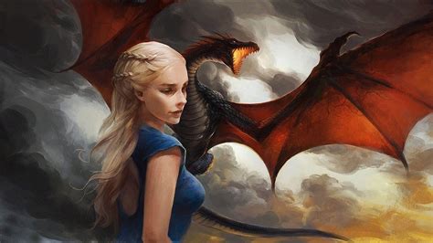 Daenerys Targaryen Dragons Wallpaper