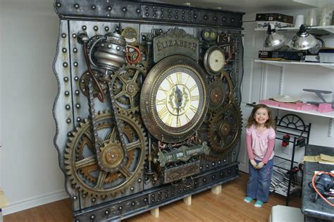 Pin by Viorel Radu on Steampunk | Steampunk furniture, Steampunk wall, Steampunk wall art