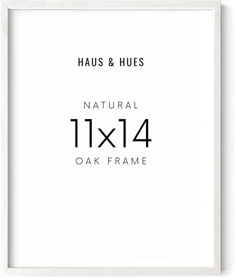 Amazon.com - HAUS AND HUES 11x14 White Picture Frame - White 11x14 ...