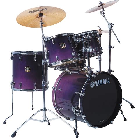 Yamaha Stage Custom Advantage Standard 5-Piece Drum Set Purple Blue ...