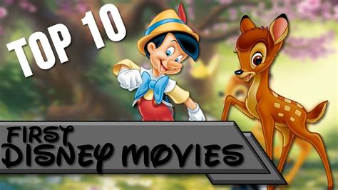 Top 10 | First Disney Movies - YouTube