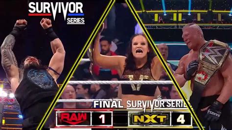 NXT Wins Survivor Series 2019 Battle of Brand Supremacy - ITN WWE