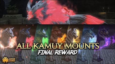 Final Fantasy XIV - All Kamuy Mounts - YouTube