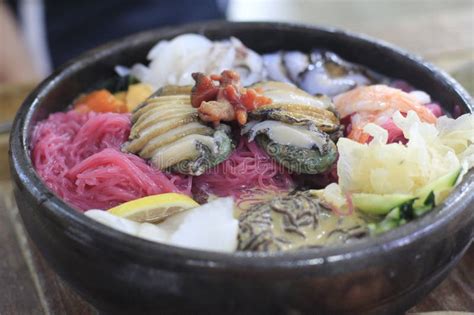 Special Korean Seafood at Jeju Island Stock Image - Image of served, special: 279085885