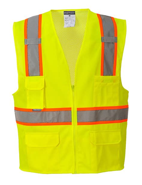 US372 Two-tone High Visibility Mesh Vest - Portwest - iWantWorkwear