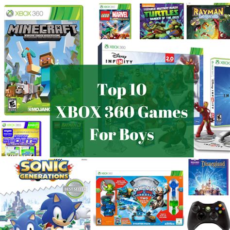 Top 10 XBOX 360 Games For Boys