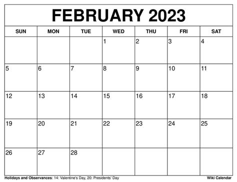 february 2023 calendar free printable calendar - february 2023 calendar ...