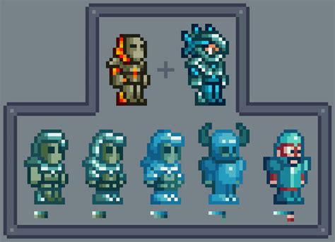 Fanmade Terraria Armor Progression by AnthoDX on DeviantArt