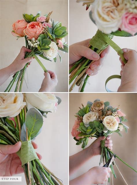 Wedding DIY Tip: Make Your Own Bridal Bouquet From Faux Flowers