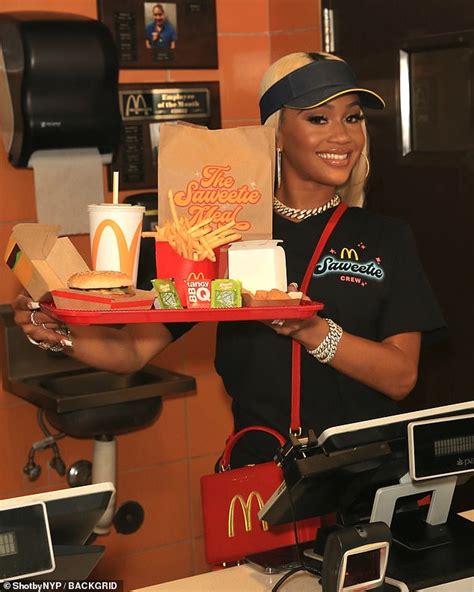 Saweetie launches her new McDonald's meal as fans react to the unorthodox combo on social media ...