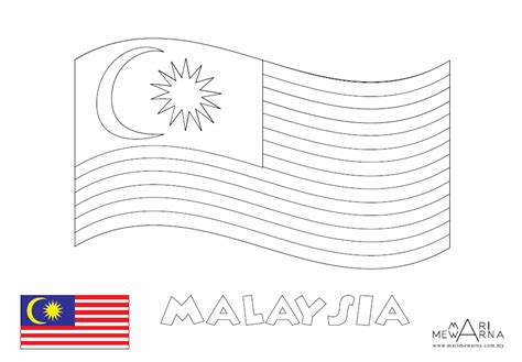 Bendera Malaysia Untuk Poster Lukisan Jalur Gemilang Bendera Malaysia ...