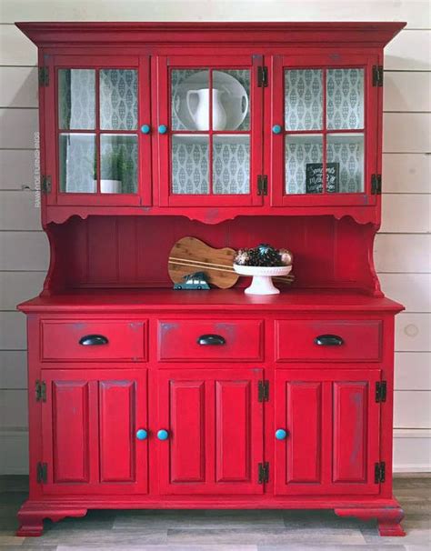 Holiday Red Hutch | General Finishes Design Center