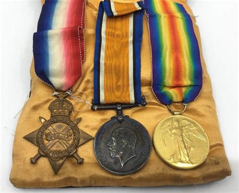 WW1 British Royal Marines Light Infantry Medal group consisting of 1914-15 Star, British War ...