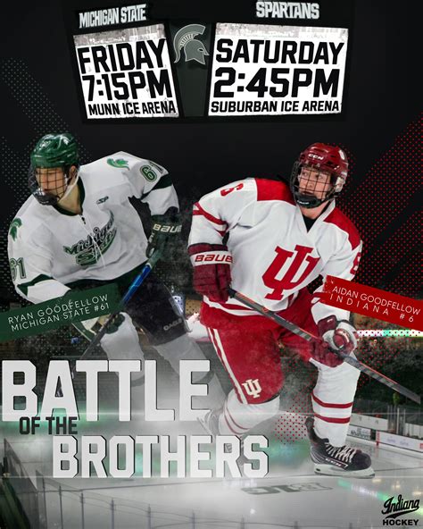 IU Hockey vs. MSU Gameday on Behance