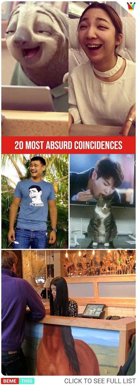 20 Most Absurd Coincidences That Doesnâ€™t Look Real #coincidence #funnycoincidence #humor # ...