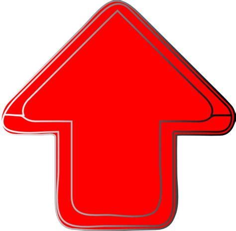 Red-arrow-up Clip Art at Clker.com - vector clip art online, royalty free & public domain