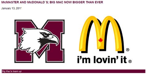 Weighty Matters: McMaster University sells out to McDonald's