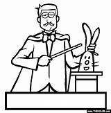 Magician Coloring Page  Free Online sketch template