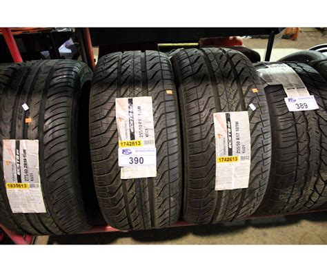 PAIR OF KUMHO 255/50R17 101W TIRES