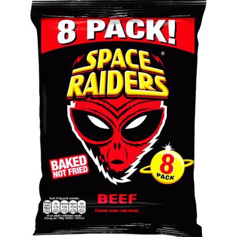 Space Raiders Beef Multipack Crisps (8) - Compare Prices & Where To Buy - Trolley.co.uk