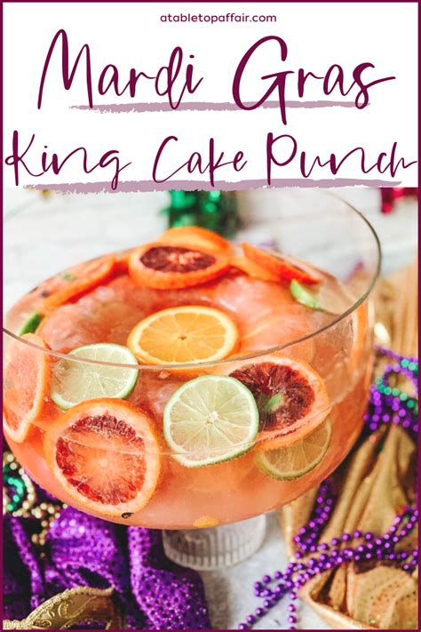 Mardi Gras Punch - King Cake Punch | Mardi gras food, Mardi gras drinks ...