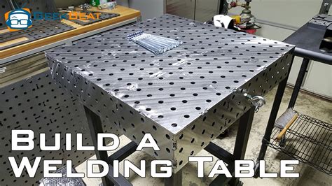 How to Build a Welding Table - YouTube