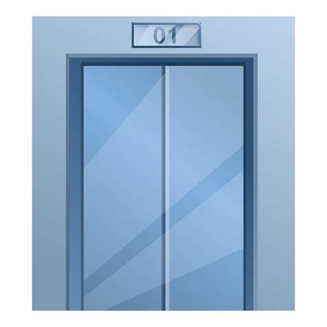 Modern elevator icon, cartoon style 14226940 Vector Art at Vecteezy