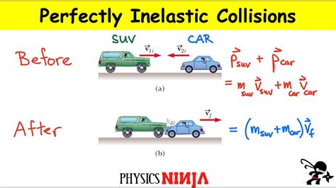 Completely Inelastic Collision Examples