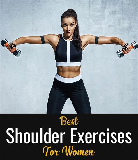 15 Best Shoulder Exercises For Women | Best shoulder workout, Shoulder ...