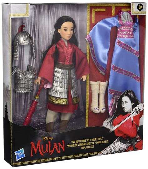 Mulan 2020 new dolls from Hasbro: Mulan fashion doll. Mulan Two Reflections set with 2 outfits ...