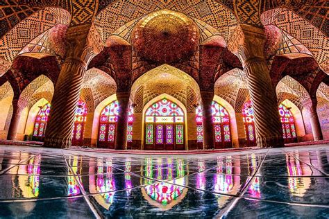 The interior of a mosque in Iran : r/woahdude