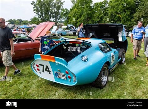 Blue ac shelby cobra daytona coupe replica hi-res stock photography and ...