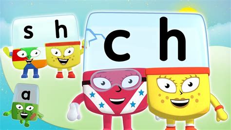 Alphablocks - SH & CH Letter Teams | Learn to Read | Phonics for Kids | Learning Blocks - YouTube