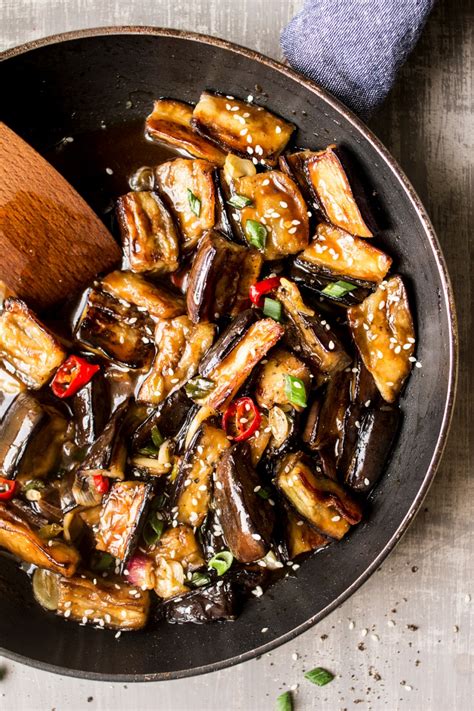 Vegan Chinese aubergine - Lazy Cat Kitchen