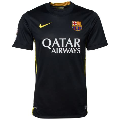 Nike Fc Barcelona Club Home Replica Jersey in Black for Men - Lyst