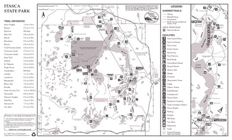 Itasca State Park Campground Map – The World Map