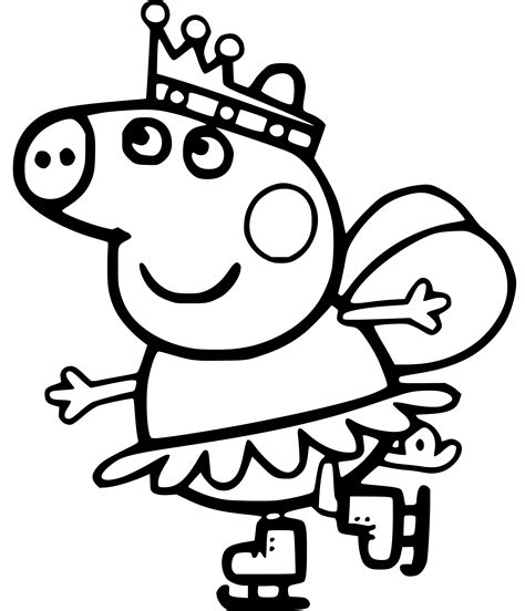 Peppa Pig Coloring Pages (37 Printable Sheets, Simple to Draw, Easy for Kids) - ColoringLive.com