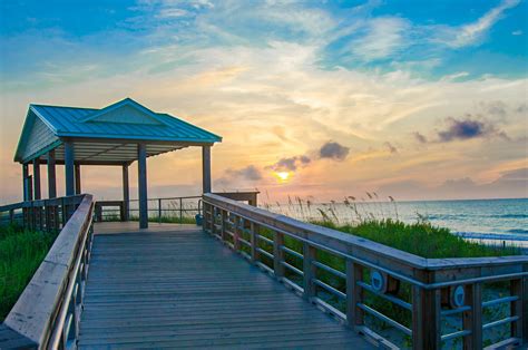 Carolina Beach Boardwalk Sunrise - Ranked one of the top 10 boardwalks ...