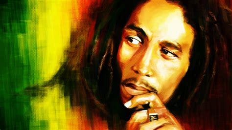 Bob Marley Portrait Painting - High Definition Wallpapers - HD wallpapers