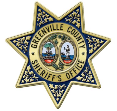 Greenville county Sheriff SC | Police badge, Sheriff badge, Sheriff